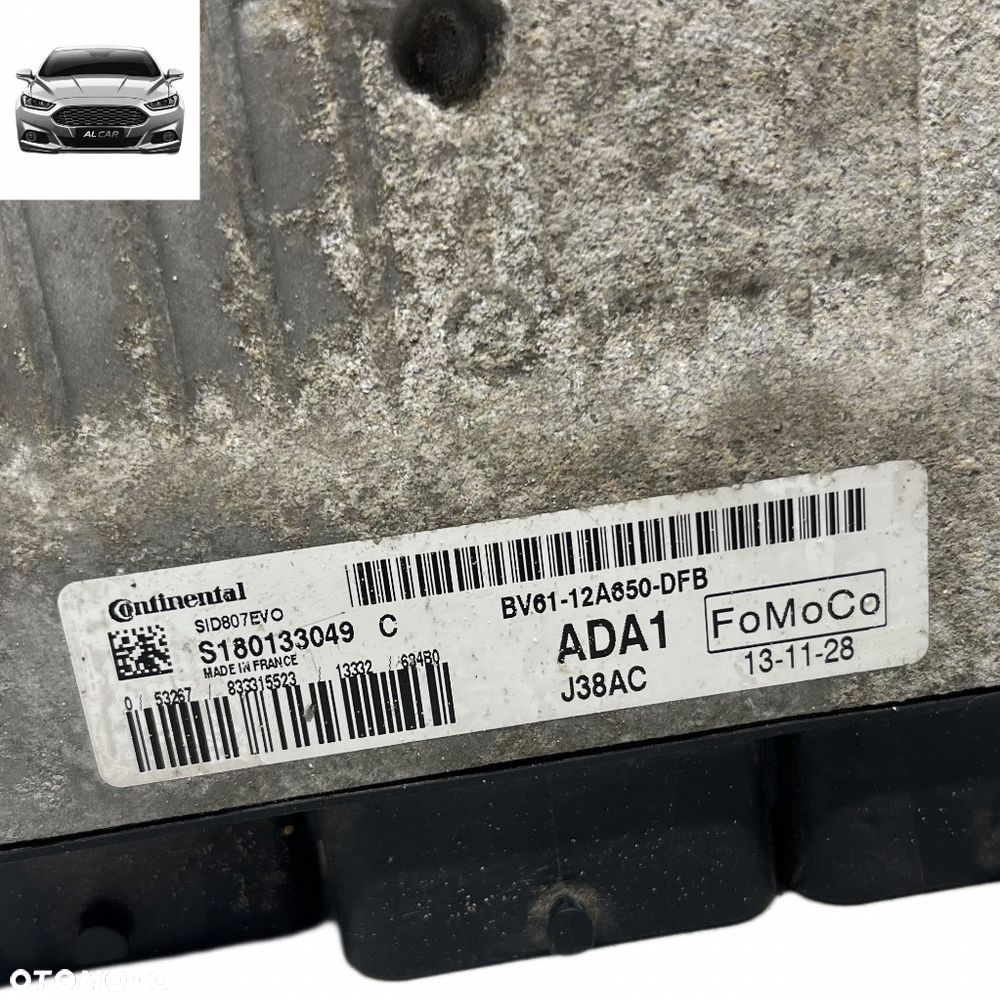 STEROWNIK SILNIKA 1.6 TDCI FORD FOCUS MK3, C-MAX MK2 BV61-12A650-DFB - 2