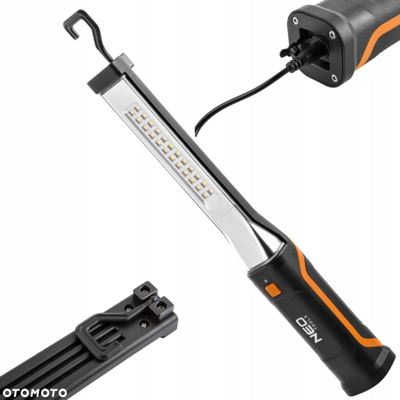NEO LAMPA WARSZTATOWA AKUMULATOROWA USB 600 LM DIODY SMD LED HACZYK 99-043 - 1