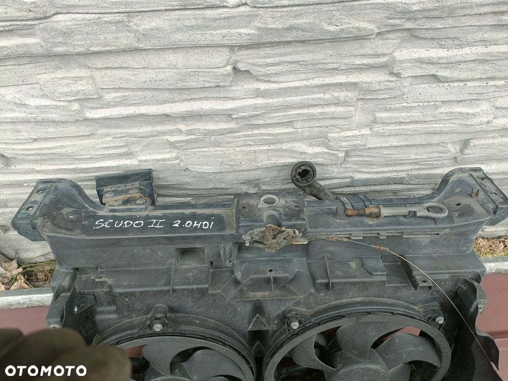FIAT SCUDO II 06-13 r. 2,0 HDI WENTYLATOR wiatraki chłodnicy * - 4