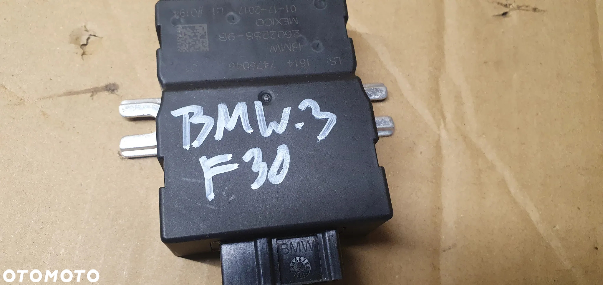 Moduł sterownik pompy paliwa zarządzania energią BMW 3 F30 7476046 - 6