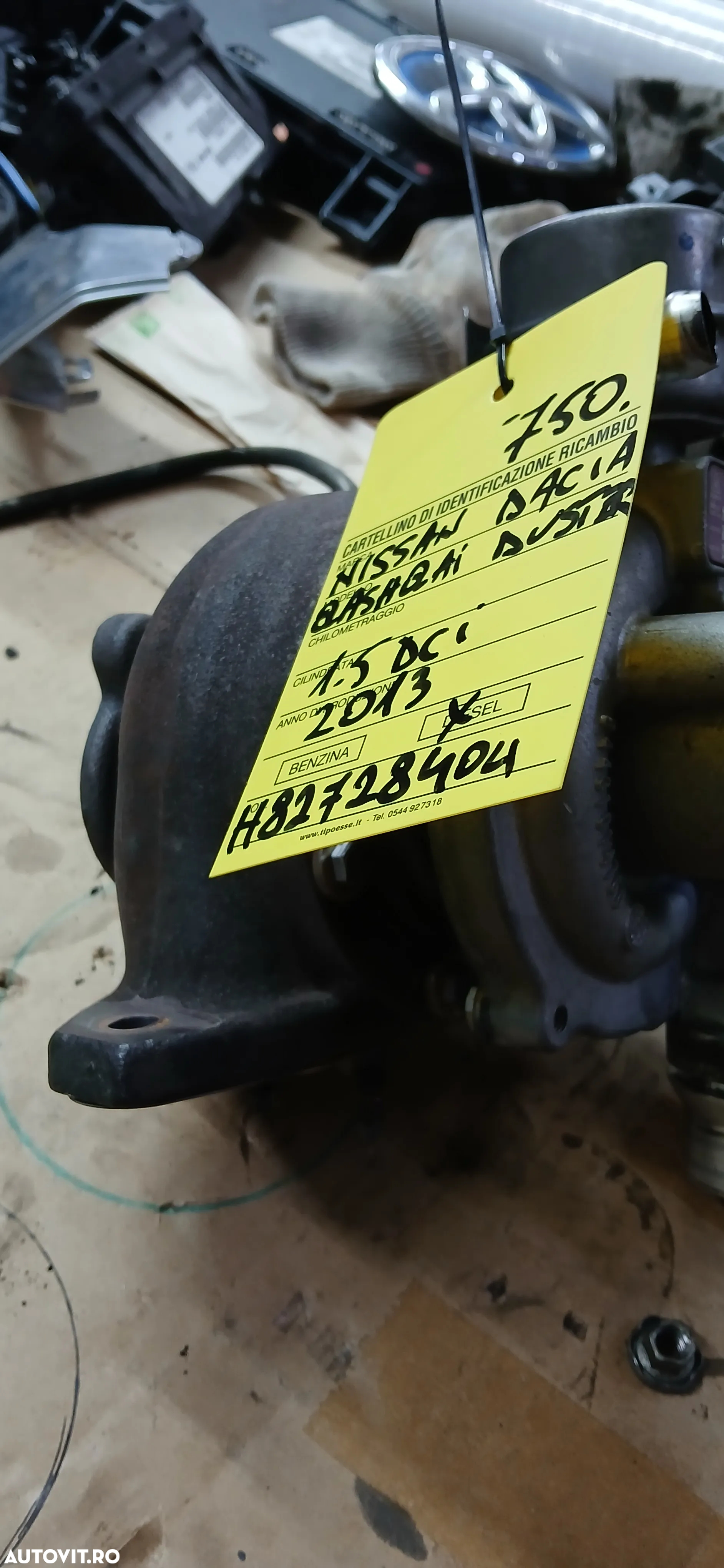 Turbo H82728404 Nissan Qashqai Dacia Duster 1.5 dci 2013 - 3