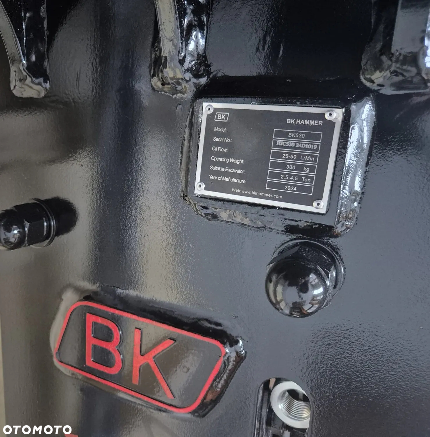 Młot hydrauliczny BK HAMMER 530 1CX CAT BOBCAT Skid-steer - 3