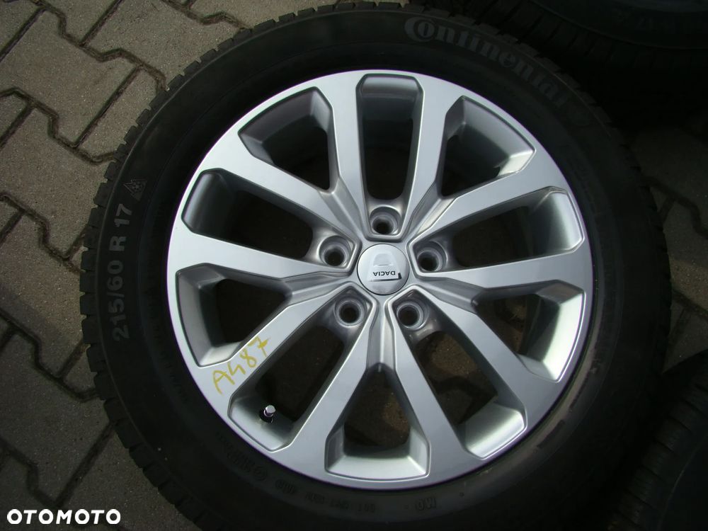 a487 5x114,3 Dacia Duster 7Jx17 et40 opony zimowe 215/60 R17 - 3