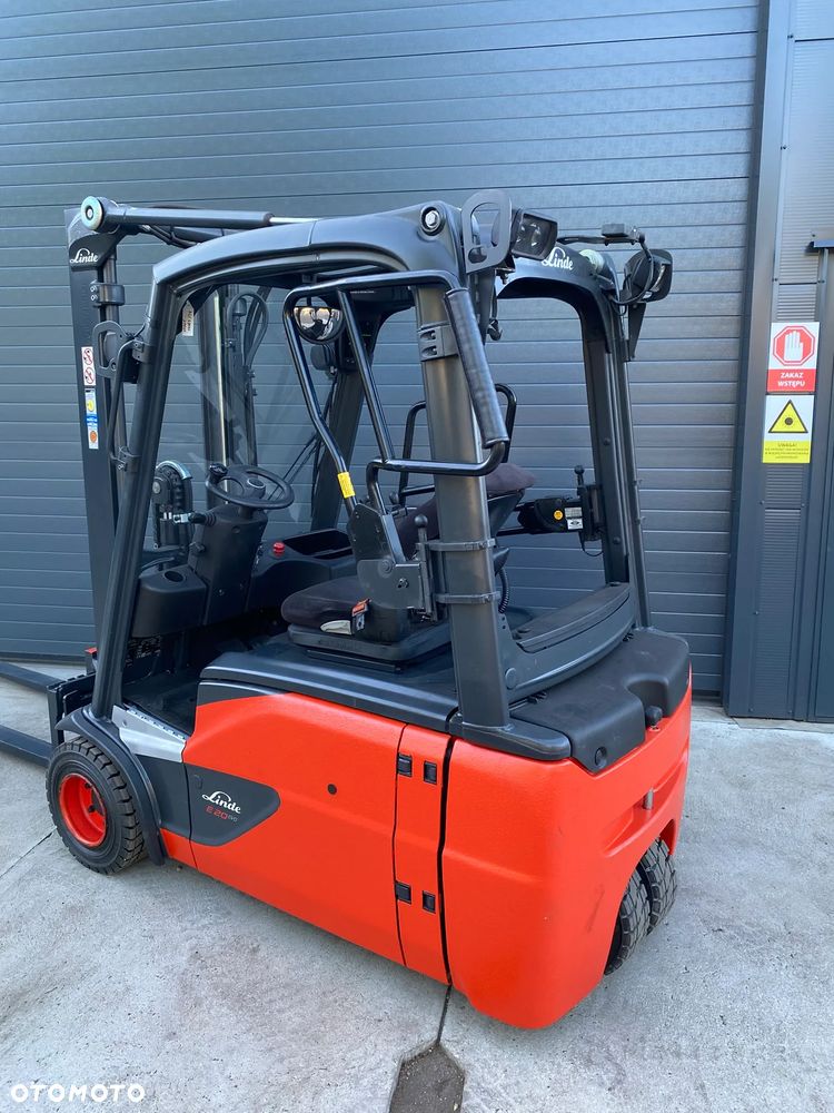 Linde E20L DUPLEX  przesuw zintegrowany, NOWE opony - 14