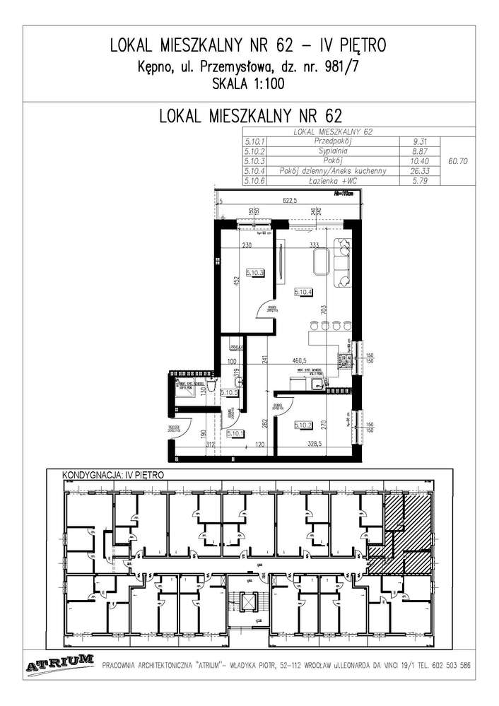 Osiedle Lawendowe 3 pokoje pow. 60,70 m2