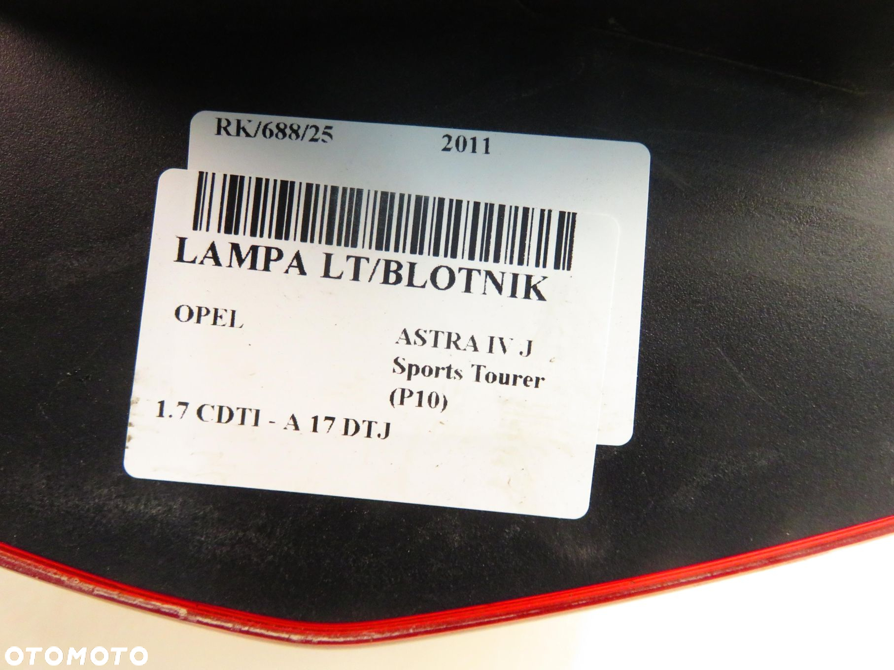 LAMPA LEWA TYLNA OPEL ASTRA IV J Sports Tourer (P10) 13282242 - 8