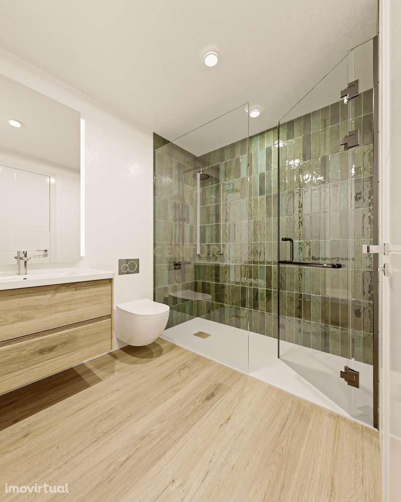 Apartamento T1 Remodelado com Logradouro Privativo na Trafaria - Grande imagem: 3/7