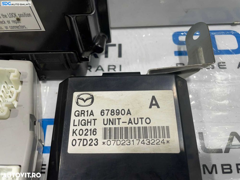 Kit Pornire ECU Calculator Motor RF7J Calculator Confort Contact Cititor Chei Cheie CIP Imobilizator Mazda 6 RF7 2.0 Diesel 2002 - 2008 Cod 275800-6585 67890A 67560GJ6A-66-938A[L4334] [L4335] - 2