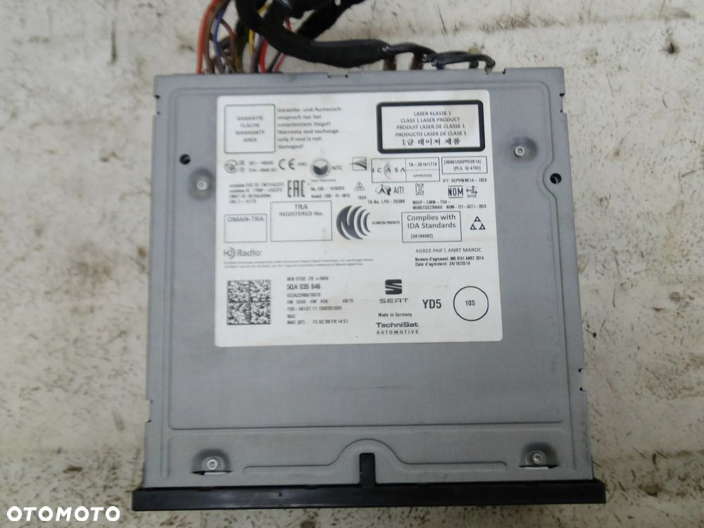 SEAT LEON III 3 5F CZYTNIK MODUŁ KART NAWIGACJI EUROPA - 6