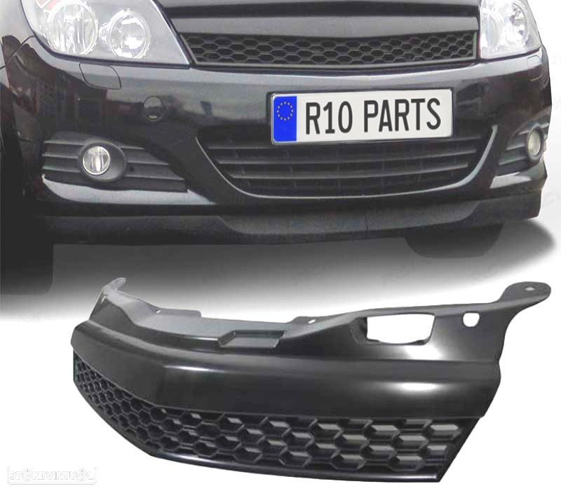 GRELHA FRONTAL OPEL ASTRA H GTC 04-07 PRETA - 2