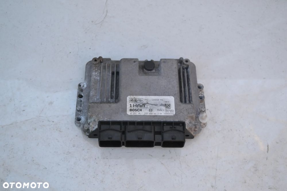 FORD FOCUS MK2 C-MAX 1,6 TDCI KOMPUTER STEROWNIK SILNIKA 3M51-12A650-MA 0281011263 - 1