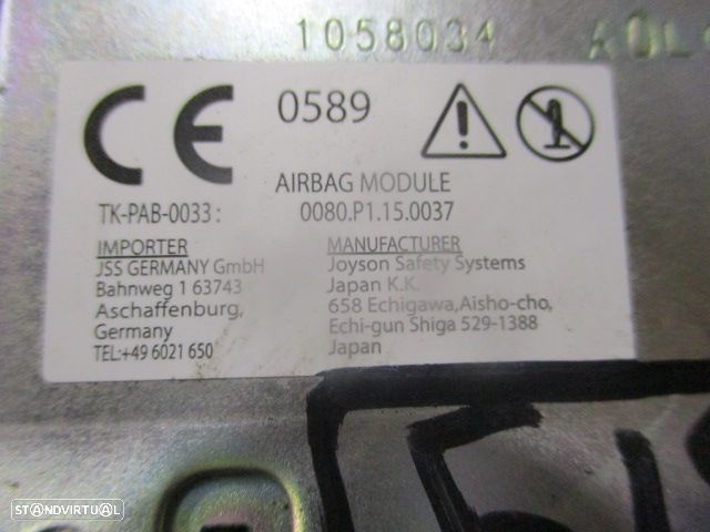 Airbag Passageiro 0080P1150037   HONDA JAZZ 2 2011 1.2I 90CV 5P BRANCO - 4