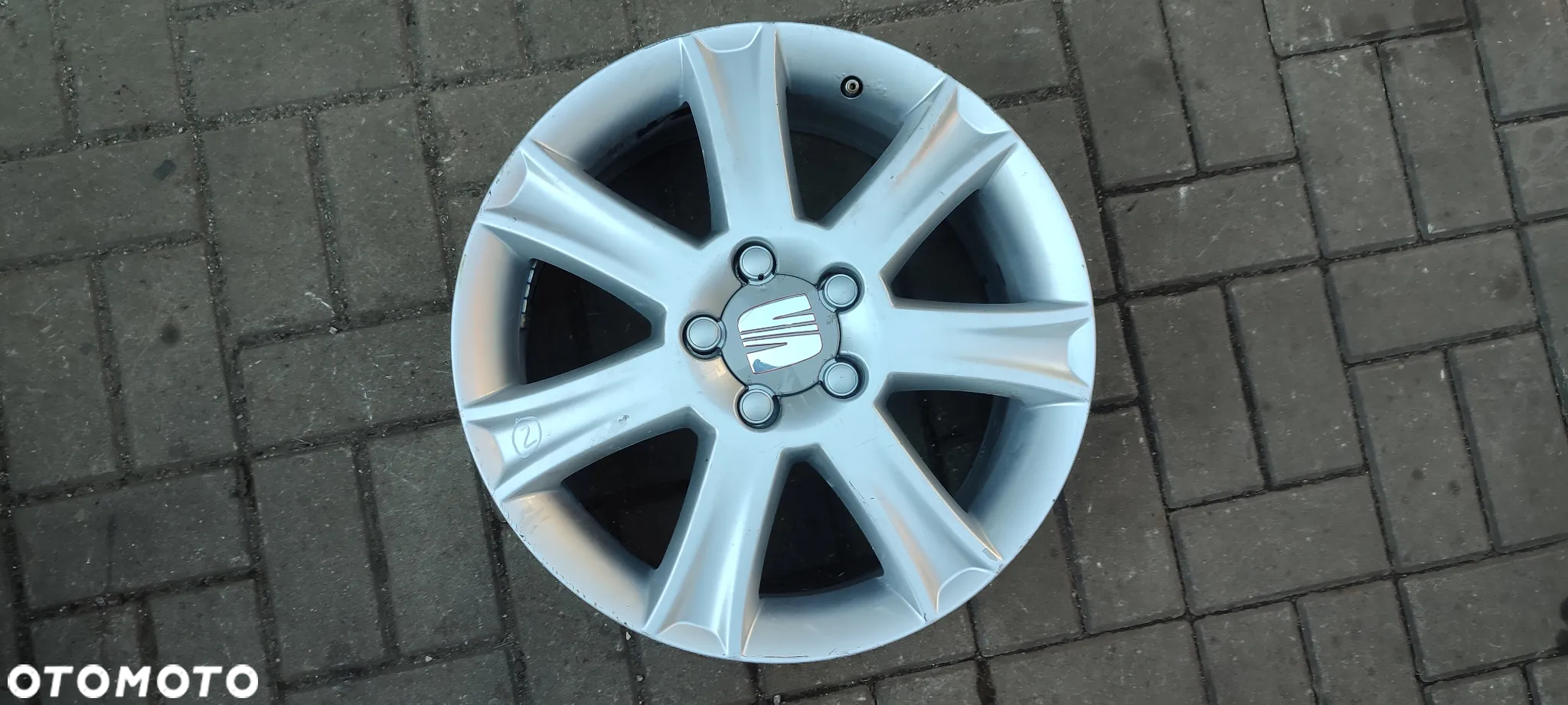 1P0601025J FELGI ALUMINIOWE 5x112 7Jx17 CALI ET 54 SEAT ALTEA TOLEDO ALHAMBRA VW AUDI SKODA 4 SZTUKI KOMPLET - 2