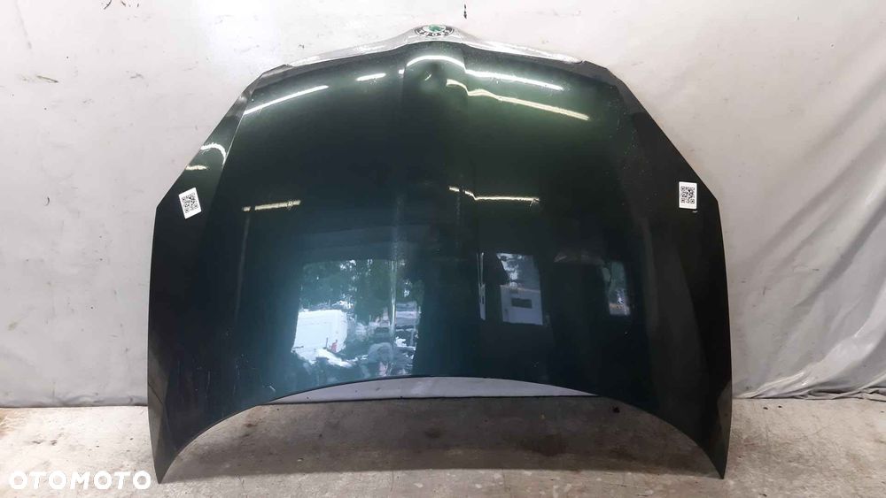 ) MASKA POKRYWA SILNIKA SKODA FABIA II 2 9570 ZIELONA - 1