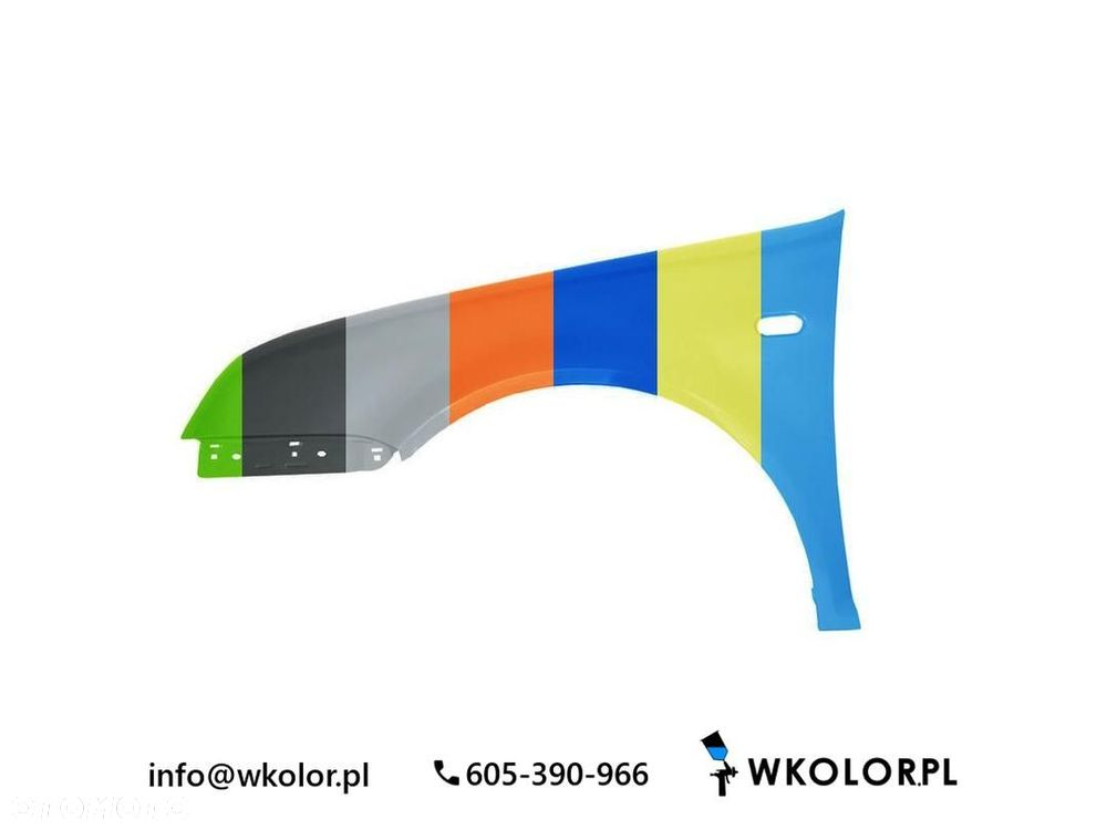 NOWY BŁOTNIK VW BORA I 2001-2005 LAKIEROWANY W KOLOR - 1