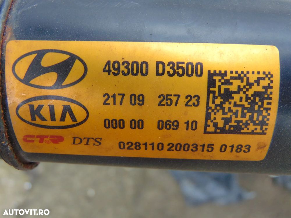 Cardan Hyundai Tucson 2014-2020 Kia sportage cod 49300d3500 1.6 - 3