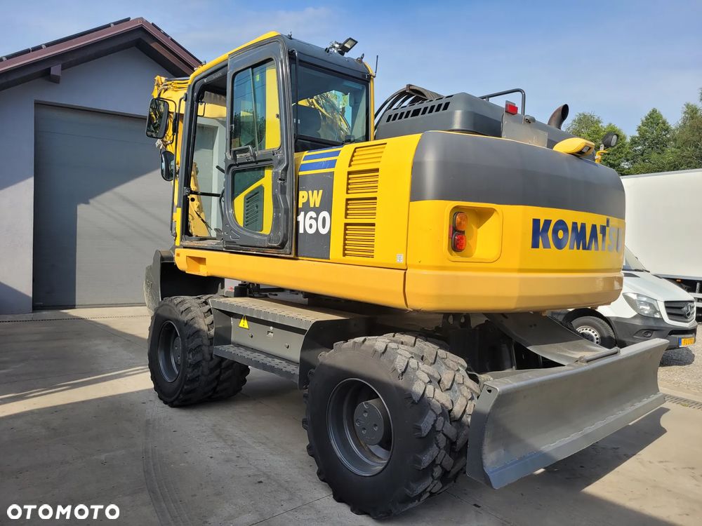 Komatsu PW 160 - 8 Wysięgnik dwuczęściowy, 3 ramiona - 4