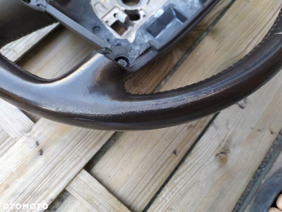 VOLKSWAGEN PHAETON KIEROWNICA BRĄZOWA BRAUN - 4