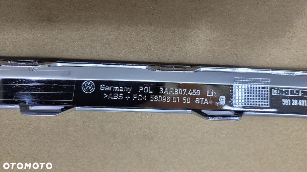 VW PASSAT B7 LISTWA ZDERZAKA PRAWA TYŁ ORYG NOWA - 3