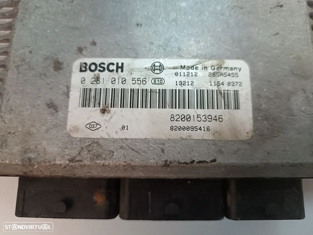 CENTRALINA DO MOTOR RENAULT LAGUNA II 1.9DCI 8200153946 8200095416 0281010556 - 2