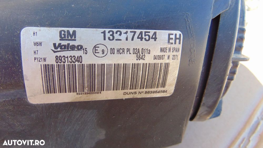 Far dreapta Opel Corsa D hatchback an 2006-2011 cod 13217454EH - 6