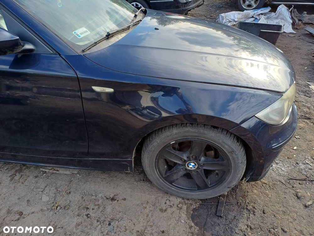 KOMPLETNY PRZÓD MASKA ZDERZAK BMW E87 120 D A35/5 - 10