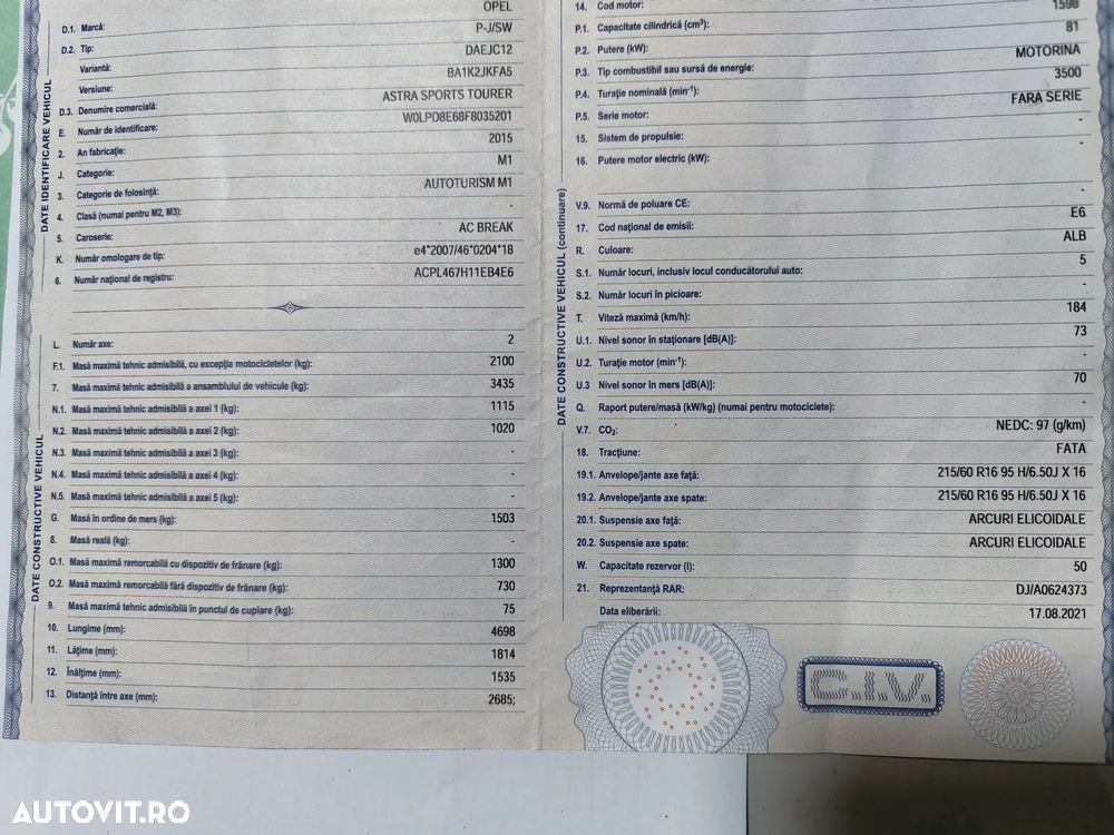 Opel Astra Sports Tourer 1.6 CDTI ECOTEC Start/Stop Enjoy - 9