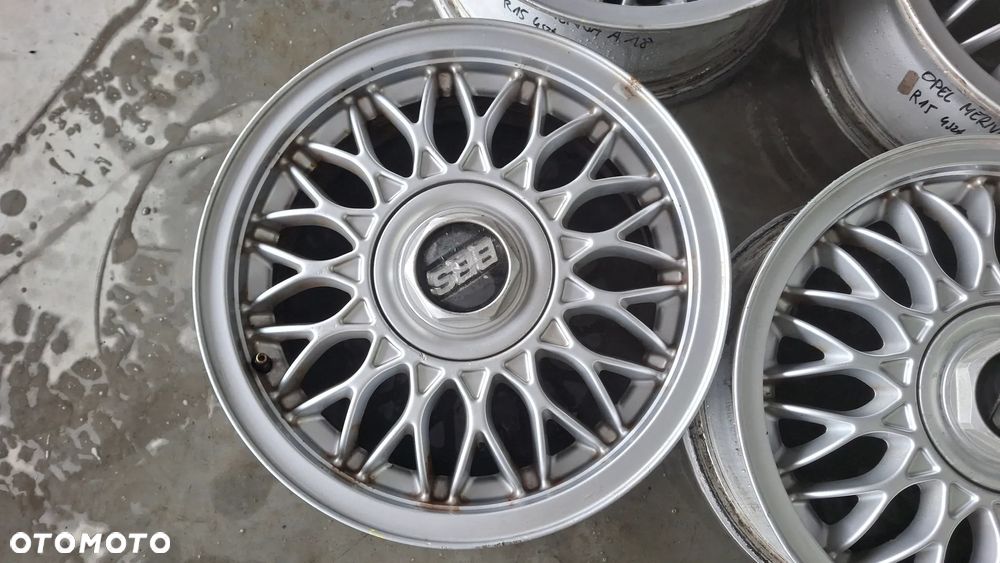 4szt Oryginalne Felgi Aluminiowe VW BBS 15" 4x100 ET45 6J OEM 1H0601025L Golf III Vento Montaż Wysyłka 10A - 10