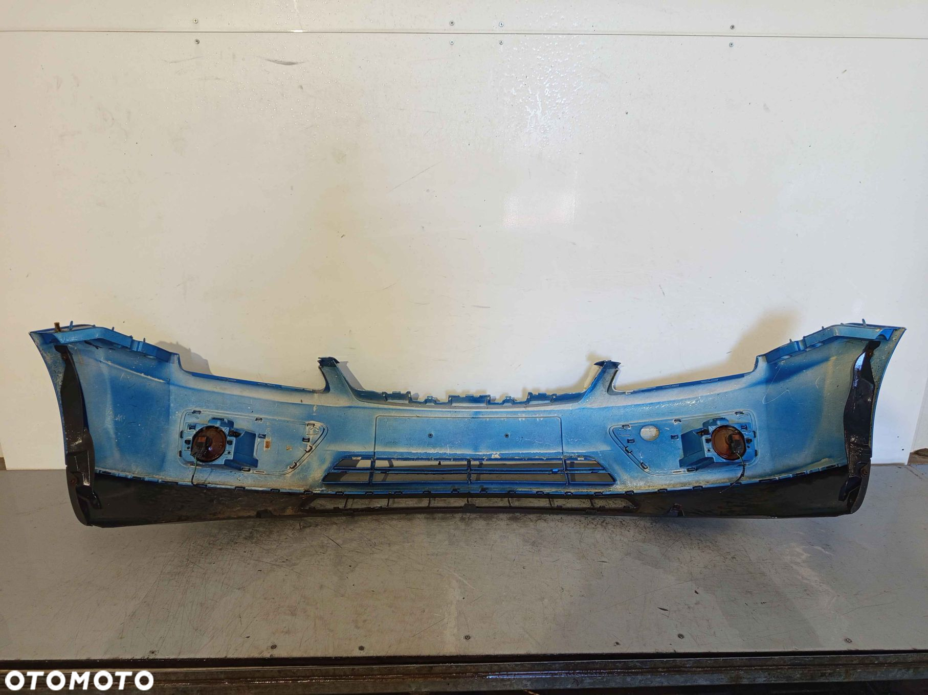 + ZDERZAK PRZÓD PRZEDNI FORD FOCUS MK.2 II G3 NIEBIESKI HALOGENY - 5
