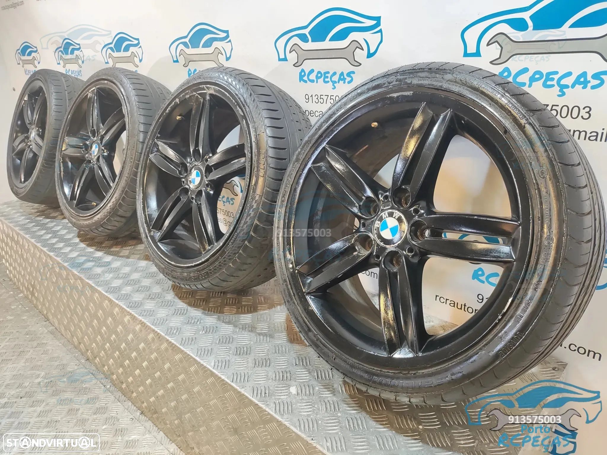 Jantes Originais 18" BMW Pack M Style 208 - 5x120 - 7,5J / 8J | ET49 / ET49 - Jante | Dupla Medida | 18 Polegadas | 7839305 | 8036939 | 803694 | 5 x 120 | 208M | E81 | E82 | E87 | E88 | F20 | F21 | Original | Originais | Serie 1 - 1