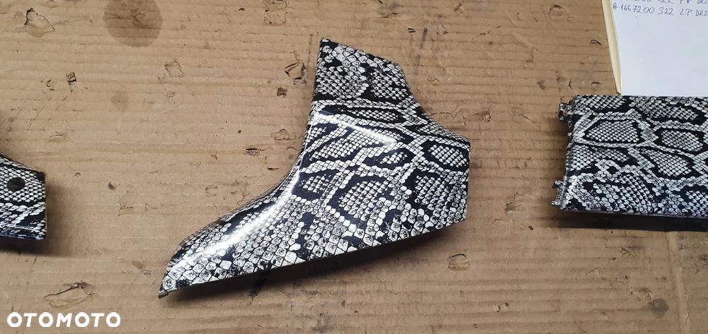 Listwa osłona dekor dekory komplet Mercedes GL X166 W166 - 7