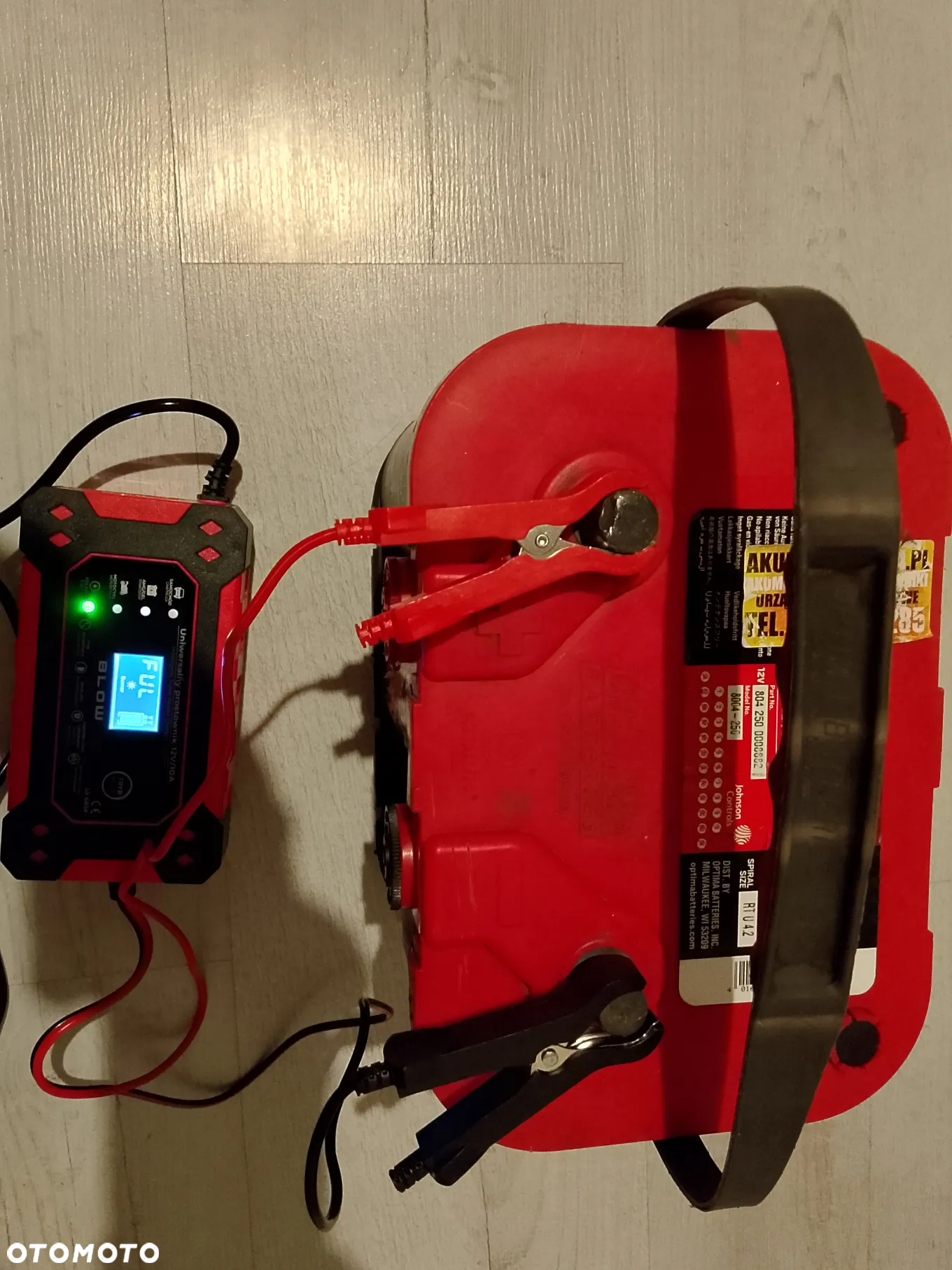 Ponadprzeciętny amerykański akumulator Optima RedTop RTU 4.2 - 3