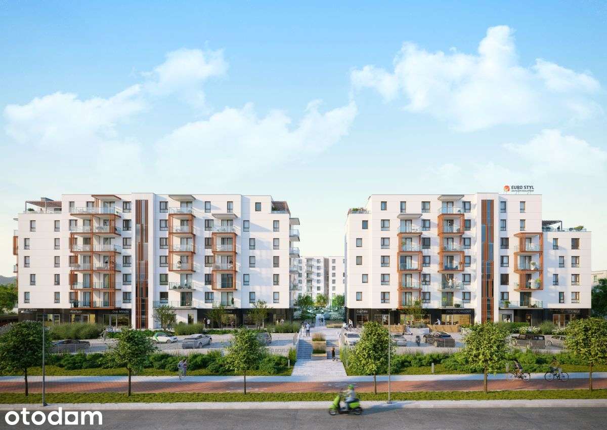 2-pokojowe mieszkanie 44m2 + balkon Bez Prowizji