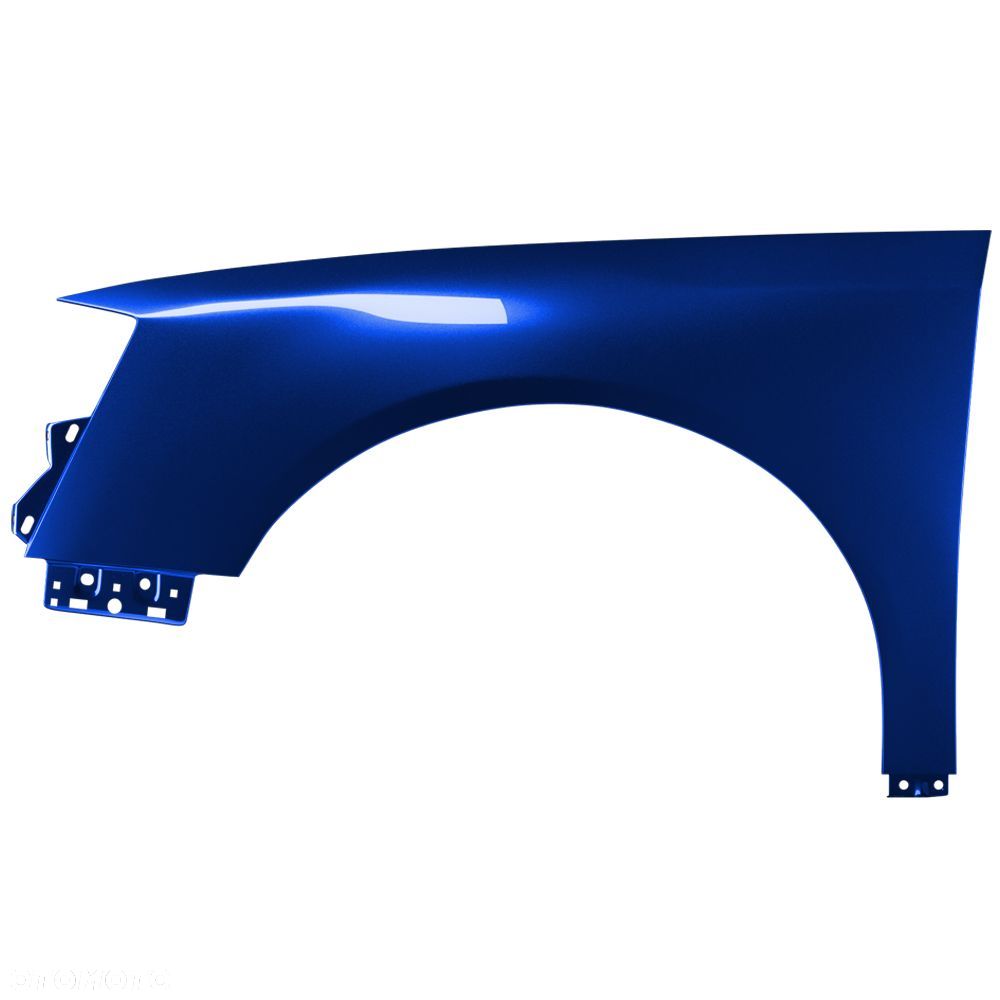 BLU Błotnik VW PASSAT B6 LC5J lewy niebieski 05-10 przód ocynk LaserBlue - 2