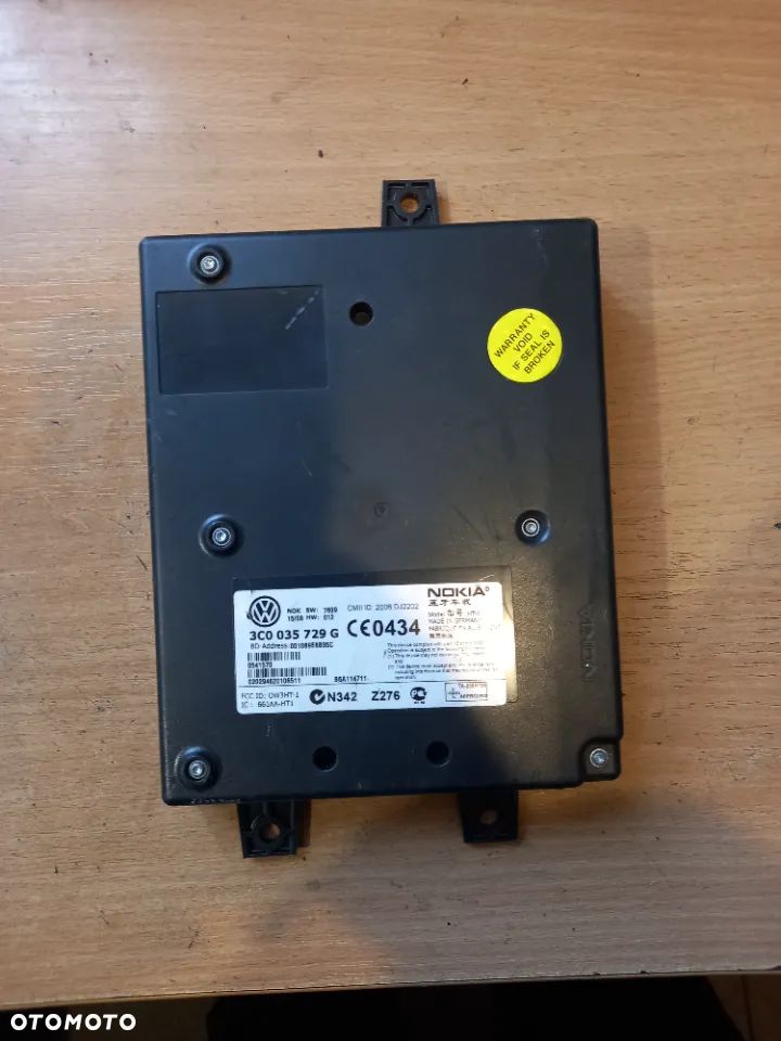 Moduł bluetooth Volkswagen Golf V 3C0035729G - 1