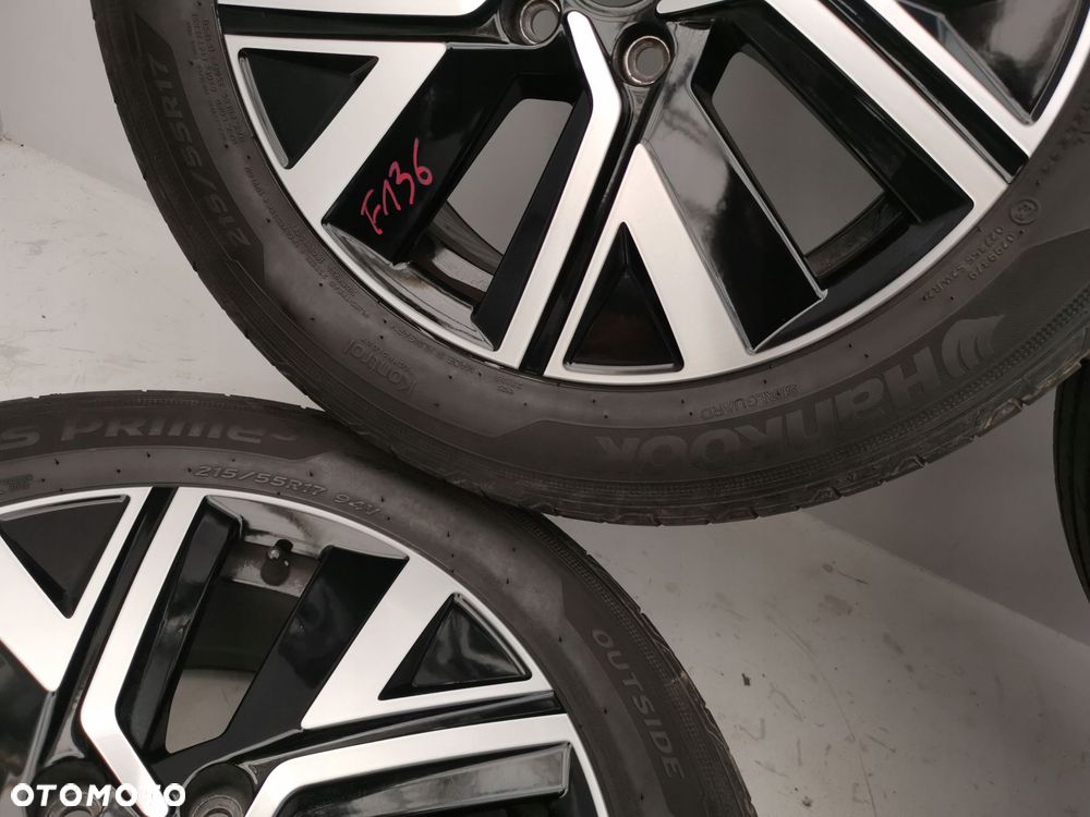 VOLKSWAGEN TOURAN VW KOLA FELGI ALUFELGI OPONY LATO 215/55R17 - 8