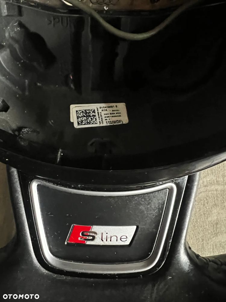 KIEROWNICA SKÓRA MULTIFUNKCYJNA ŁOPATKI AIRBAG AUDI Q3 8U 8U0419091S 8U0880201AC - 5