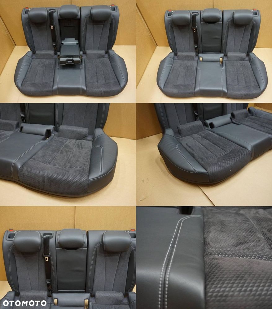 FOTELE KANAPA BOCZKI AUDI A4 B9 S-LINE SEDAN GARZENE QQ1 ALCANTARA - 6