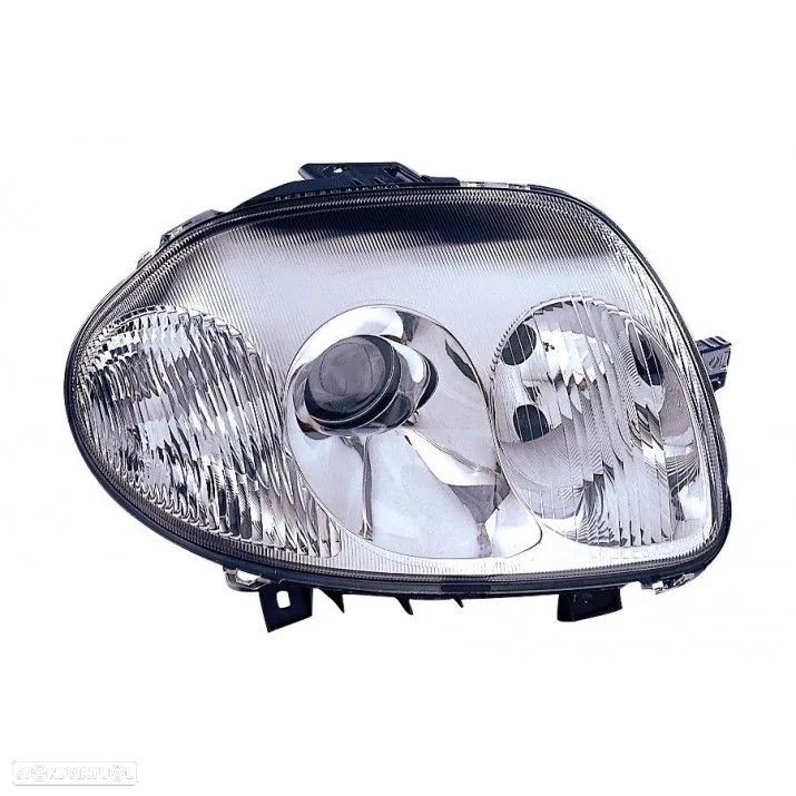 Faróis Farol Duplo da frente Renault Clio 1998 a 2001 - 2