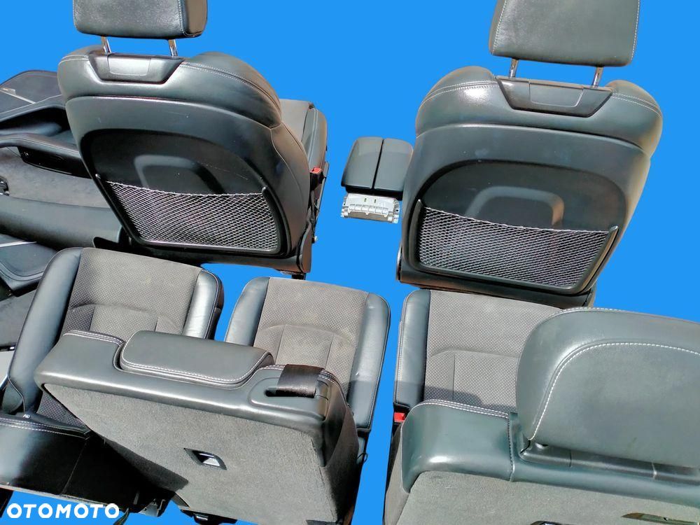 AUDI Q7 4M S-Line FOTELE KANAPA BOCZKI TAPICERKA SKÓRA CZARNA - 13