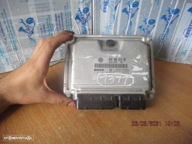 Centralina 045906019BP 0281012194 VW POLO 2009 1.4TDI BOSCH   VW POLO 4 9N FASE 2 2009 1.4TDI 70CV 5P CINZENTO - 1