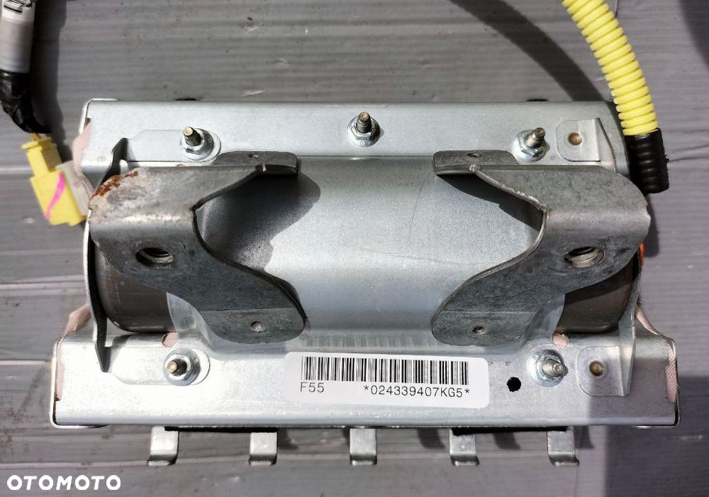 TOYOTA YARIS II 05-09 KOMPELT AIRBAG PODUSZKA KIEROWCA PASAŻER KONSOLA PASY 3D / 5D KOLANO ORYGINAŁ - 5