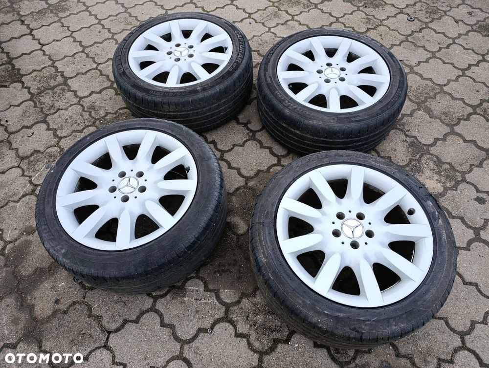 W221 felga aluminiowa felgi 18'' opona opony 255-45-18 6mm 18r komplet S klasa Mercedes - 1