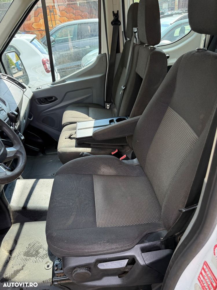 Ford Transit Tranzit Dokka Camioneta 7 locuri bena carosata 2017 impecabila fără probleme fără rugina Istoric Service complet Carvertical scos anvelope noi Navi AC - 23