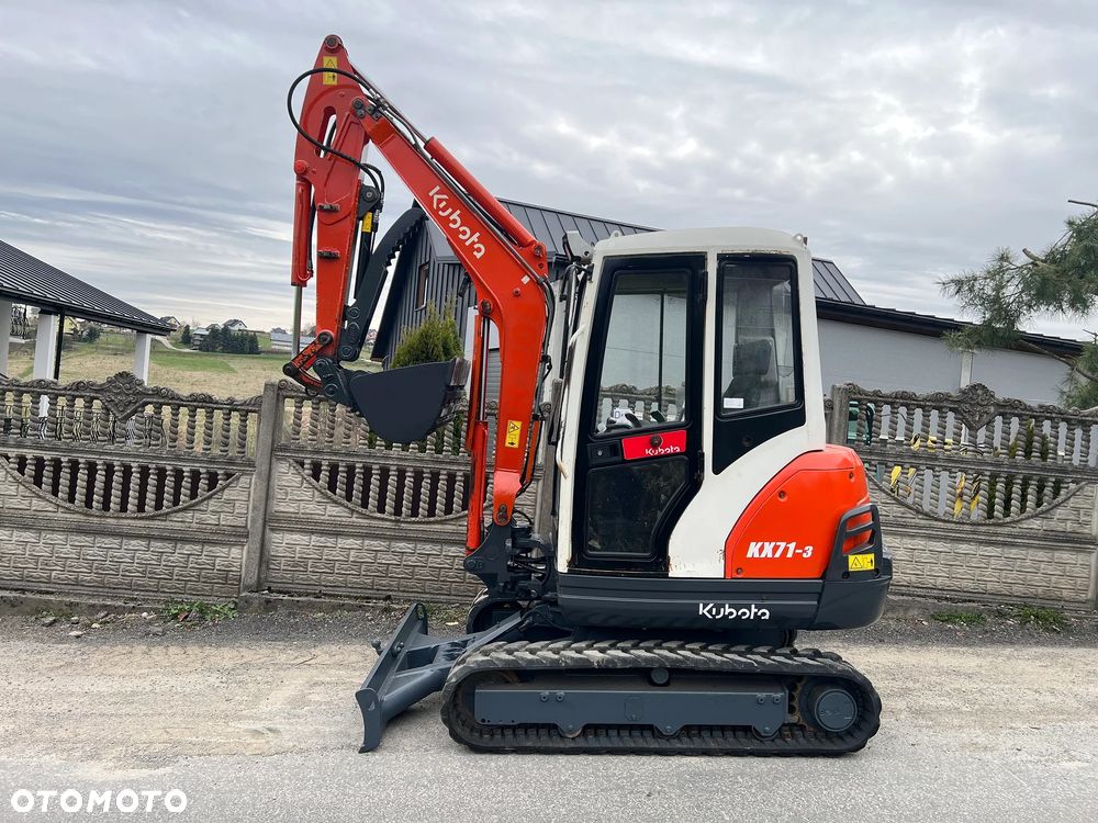 Kubota KX 71-3 | Minikoparka Kubota KX71 | 3 Tony | Silnik 4 Cylindry | Ząb Hydrauliczny | Stan Bardzo Dobry | CENA BRUTTO | UMOWA | Mini Koparka | - 10