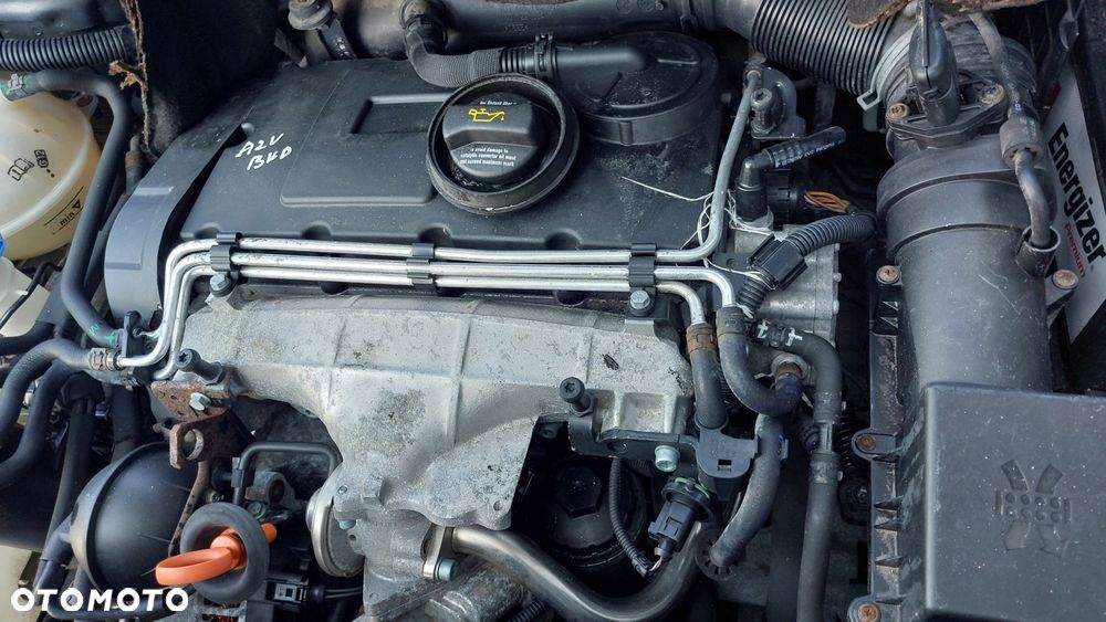 vw golf v touran passat b6 2.0 tdi silnik słupek bkd azv 121 tys km - 2