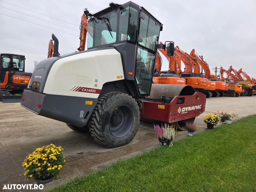 Dynapac CA1400, 7,7 tone, 2022, 317h, latime tambur 1,7m, cabina inchisa cu Aer conditionat, motor KUBOTA 75CP, lungime 4,5m, inaltime 2,7m, Certificat CE, produs in SUEDIA, posibilitate leasing 4 ani-PROMOTIE 53.900 Eur+Tva - 1
