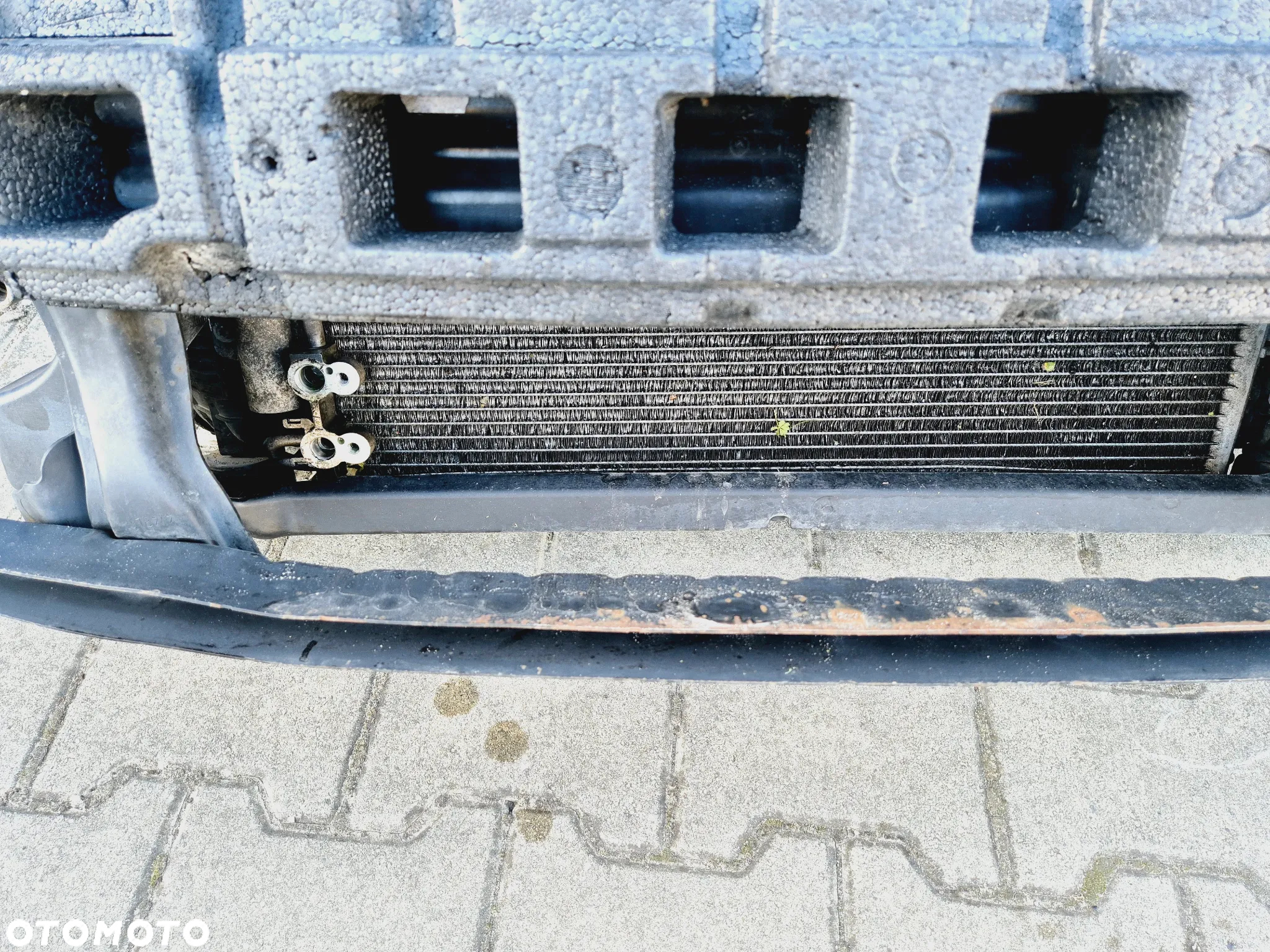 KOMPLETNY PAS PRZEDNI CHŁODNICE + BELKA ZDERZAKA + WENTYLATORY VW PASSAT B6 2.0 TDI - 13