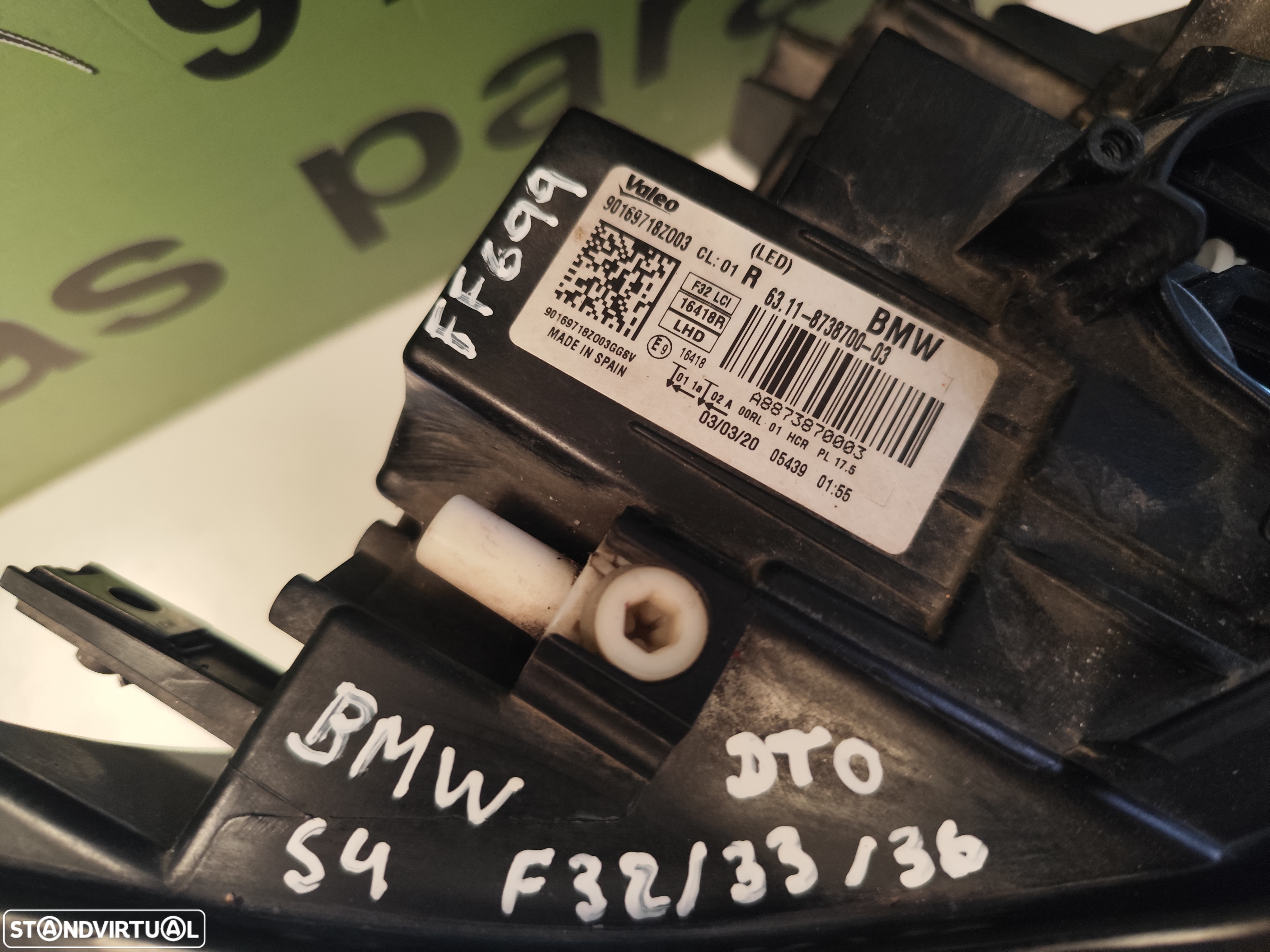 BMW 4 F32 F33 F36 FAROL LED DIREITO - FF699 - 6