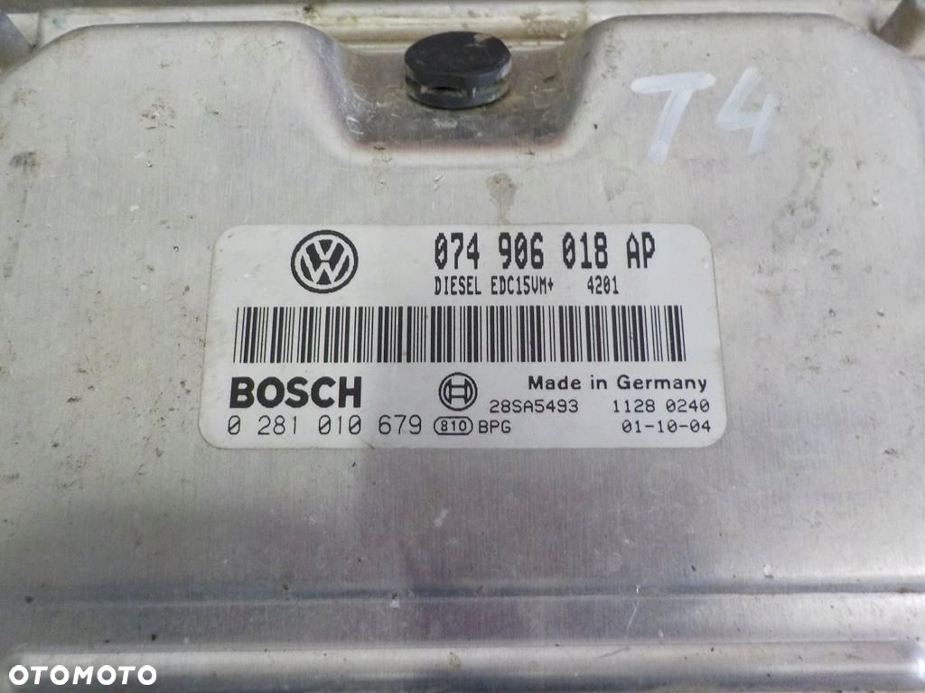 VW T4 2.5 TDI AJT KOMPUTER STEROWNIK 074906018AP - 2